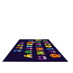 1tk Kunstlik Kristall Velvet Vaip, Masinpestav Libisemiskindel., 55,12 * 78,74 colio / 140 * 200 cm