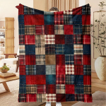 Hubane Vintage Ruuduline Flanellpleed - Pehme, Soe ja Mitmek&uuml;lgne., 150*200cm