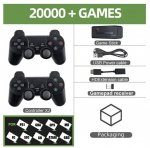 Happy People PC-m&auml;ng videom&auml;ngukonsool TV HD m&auml;ngupulk 64GB 20000 retrom&auml;ngud GBA/MAME/SEGA jaoks Everdrive Salvesta/Otsi/Lisa lastele kingitus, 64g-2P