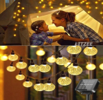 V&auml;lis p&auml;ikesevalgustid 12M 100 LED soojad valged haldjavalgustid 8 režiimiga ja veekindel IP65 dekoratiivlamp, mis sobib ideaalselt koju, aeda, festivalile, j&otilde;ulupuule