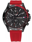 Meeste k&auml;ekell Tommy Hilfiger, must/punane