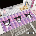 V&auml;line k&otilde;vaketas Sanrio Kuromi Pikendatud Hiirematt - Libisematu Kummip&otilde;hi, Kontori- ja M&auml;ngumatt, Kulomi-2