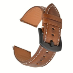 Kahepoolne Nahast Kellarihm, Kiirkinnitusega 22mm 20mm 18mm variant-102273, Crazy Horse Brown + Black