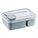 "Lunch Box" + lusikas, kahvel 14,5x20x7,4 cm (12)