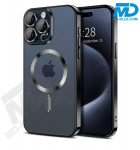 MD sinine MagSafe silikoonist &uuml;mbris Samsung S24 Ultra must