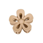 Juukseklamber kreemjas XL lill 6.5 x 7cm SP276K