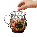 Elegantne Must Kapslihoidja