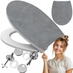 WC iste vabalt seisev reguleeritav marmor hall grafiit universaalne