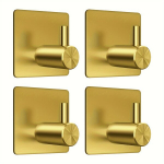 Konksud, 4 tk, Auksinis