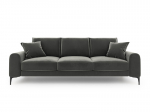 Neljakohaline diivan Mazzini Sofas Madara, tumehall