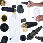 Vahtkahur Rosfix S0401 &ndash; Reguleeritav pihustusnurk, D&uuml;&uuml;s 1,23 mm, Maht 1000 ml, Komplekt Nilfisk adapteriga