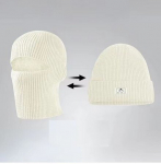 Soe balaclava m&uuml;ts, valge