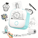 Mini Prindipleier Kleebistegija T02 Juhtmevaba Taskuprinter Telefoni jaoks , &Scaron;oninė žalia