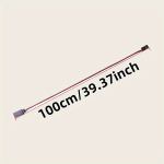 10tk RC Servo Pikenduskaabel Lennukimudelitele, 30-Tuumaline Kaabel, 100CM30 gyslų prailginimo kabelis 10PSC