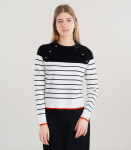 Vero Moda naiste džemper 10300043*01, valge/must