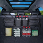 Auto Pagasiruumi Hoiukott Riputuskott Suure Mahutavusega 600D Oxford Kangas, Juoda 89*46cm