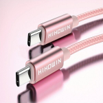 60W USB C Kiirlaadimiskaabel iPhone 15 Ja Muud Seadmed., Rose Golden