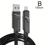 4-&uuml;hes 100W Kiirlaadimine USB Type C Kuni USB C Kaabel iPhone 14 13 Pro Max PD Mobiiltelefoni Kaabel, 1,5 mln