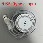Magnetiline Juhtmevaba Laadijapadi USB+Type-C Alus IPhoneile