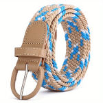 Unisex elastne punutud v&ouml;&ouml; klassikalise pandlaga teksap&uuml;kstele. variant-40915, A-303 Beige+hulan+balta