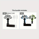 1tk S&otilde;rme Treeningseade, S&otilde;rme Haarats, Pikendustreener., Juoda*2 + Camouflage Blue+Camouflage Green*2