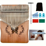 1tk Kalimba P&ouml;idlapill, Kaasaskantav 21 Klahvi Mbira., Rudas drugelis