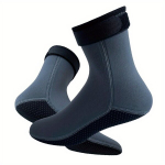 Unisex 3MM Paks Neopreen Sukeldumissokid, Libisemisvastased Soojad Sokkid., Pilka