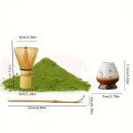 3 tk/5 tk Matcha Vispel Komplekt, Bambus Vispel ja Kauss, Ideaalne Reisi Komplekt, 3vnt