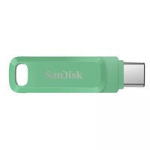 USB pulk SanDisk M&auml;lupulk 256GB Ultra Dual Drive Go, USB-C 3.2, Roheline