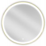 Vannitoa peegel Mexen Esso Gold koos LED valgustuse ja uduvastase kaitsekihiga, 80 cm