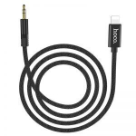 Audio adapter juhe Aux Hoco UPA13 alates Apple Lightning kuni 3,5 mm, must