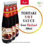 Teriyaki sojakaste, Teriyaki soy sauce, Thai Dancer, 3x300ml