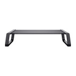 Trust Monta, tempered glass, black - Monitor stand
