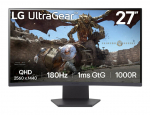 Monitor LG 27" Gaming Monitor QHD 2560x1440, Kaardus LCD, 180Hz, FreeSync, Must - 27GS60QX-B