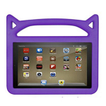 Tahvelarvuti, e-lugeri &uuml;mbrised - Lastele m&otilde;eldud tahvelarvuti &uuml;mbris - P&otilde;rutuskindel, kerge lastekindel &uuml;mbris Lilla, lilla