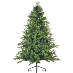 Kunstlik j&otilde;ulupuu, realistlik v&auml;limus, tuleaeglustav, stabiilne metalljalg, 183 cm, roheline
