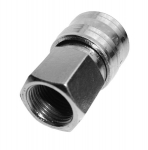 Kiirliitmik 1/4" sisemise keermega. Bradas STEEL-CHROME