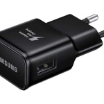 Seinale paigaldatav laadija USB-A kiire laadimisega ja USB-C kaabel 15W must Samsung