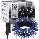 J&otilde;ulutuled Springos CL0543, 500 LED, k&uuml;lm valge + k&uuml;lm valge vilkumine, 27,5 m