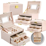 Sahtlitega ehtekarp, roosa