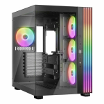 vaikne! LIGHT BASE 600 LX Must Korpus Midi-Tower, USB 3.2 Gen 2, &Uuml;hildub ATX, micro ATX, Mini-ITX, Ilma Toiteplokita
