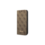 Guess GUBKP14XHG4SHW iPhone 14 Pro Max 6,7" brązowy|brown book 4G Vintage Gold Logo