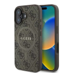 Guess 4G Ring Classic Logo MagSafe iPhone 16 Plus "&uuml;mbris - pruun"