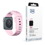 3MK Silicone Watch Strap r&oacute;żowy|powder pink dla Apple Watch 38|40|41mm