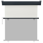 vidaXL r&otilde;du k&uuml;lgsein, 170 x 250 cm, kreemjasvalge, Kreminė