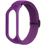 Nutikell Reguleeritav Punutud Nailonist Kellarihm Xiaomi ja Amazfit jaoks, Violetinė