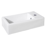 Valamu 40 x 22 x 11,5 cm, keraamiline, valge
