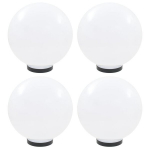 vidaXL LED-lambid, 4 tk, kera, 30 cm, PMMA