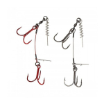 Konksu S&uuml;steem SG Carbon49 Corckscrew Stinger 2x#1/0 23kg 2tk