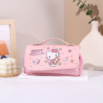 1tk Hello Kitty Pliiatsikott, Jaapani Stiilis, Suur Mahutavus, Multifilmi Kirjatarbed Kott., Rožinis